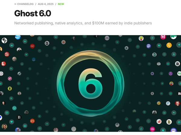 升級 Ghost 6.0！全新體驗還是踩雷現場？